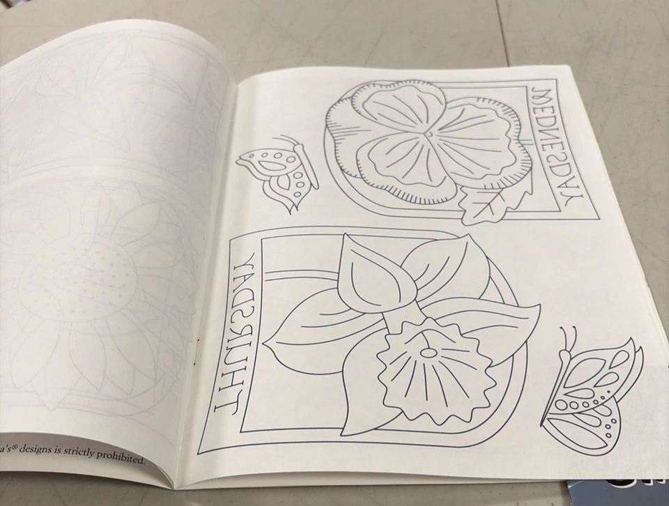 7 Aunt Martha's Embroidery Iron On Pattern Books Variety Of Many Designs - Image 3 of 4