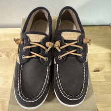 NEW Womens Sperry  Top Sider Songfish Boat Shoe Brown Suede Leather Size 7
