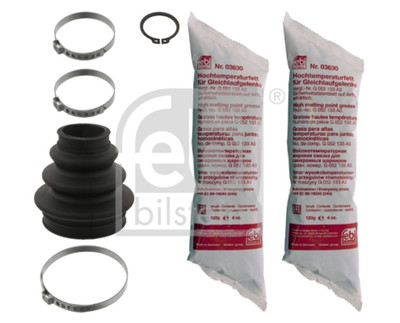 FEBI BILSTEIN Faltenbalgsatz Antriebswelle 36558 für BMW E60 E61 X6 Z4 Gummi 5er