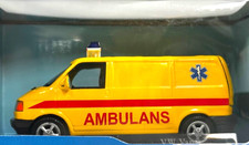 rare modelcar 1/43 VOLKSWAGEN T4-VAN swedish Ambulance 2004 "AMBULANS"  yellow