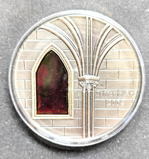 Tiffany Münze 999 Silber 2 Unzen 10 Dollars 2004 Liberia rar limitiert