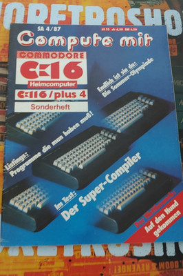 Compute mit Commodore C16 C116 Plus/4 SonderAusgabe Magazin 4/87 .264 8-bit