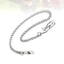 Pocket Watch Chain Vintage Metal Watch Holder For Belt Jean And Key Chain