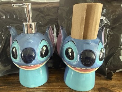 Disney Lilo & Stitch Seifenspender & Becher Set Badaccessoires