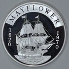 1970 "The Mayflower" 350th Anniversary - Sterling Silver Round/Medal - 43 gram
