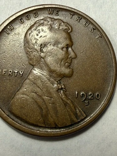 * 1920-S LINCOLN CENT- VF (UPGRADE THAT SPOT IN YOUR SET)  PRICED TO SELL 🔥 *
