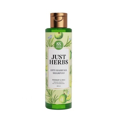 Just Herbs 8 in 1 Root Nourishing Amla Neem Hair Fall Control Shampoo 200ml
