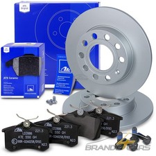 ATE BREMSSCHEIBEN Ø245 +CERAMIC BELÄGE HINTEN FÜR AUDI A4 B6 B7 8E SEAT EXEO 3R
