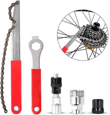 Bike Repair Tool Kit Crank Extractor Cassette Lock Ring Chain Sprocket Remover
