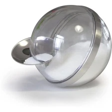XXD Dosis Stainless Steel Sugar Dispenser Ball with Dish, 3.75"