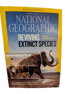 National Geographic April 2013 Magazine Reviving Extinct Species Illustrated