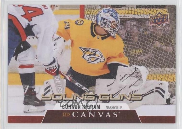 2020-21 Upper Deck UD Canvas Young Guns Connor Ingram #C226 Rookie RC 0il7