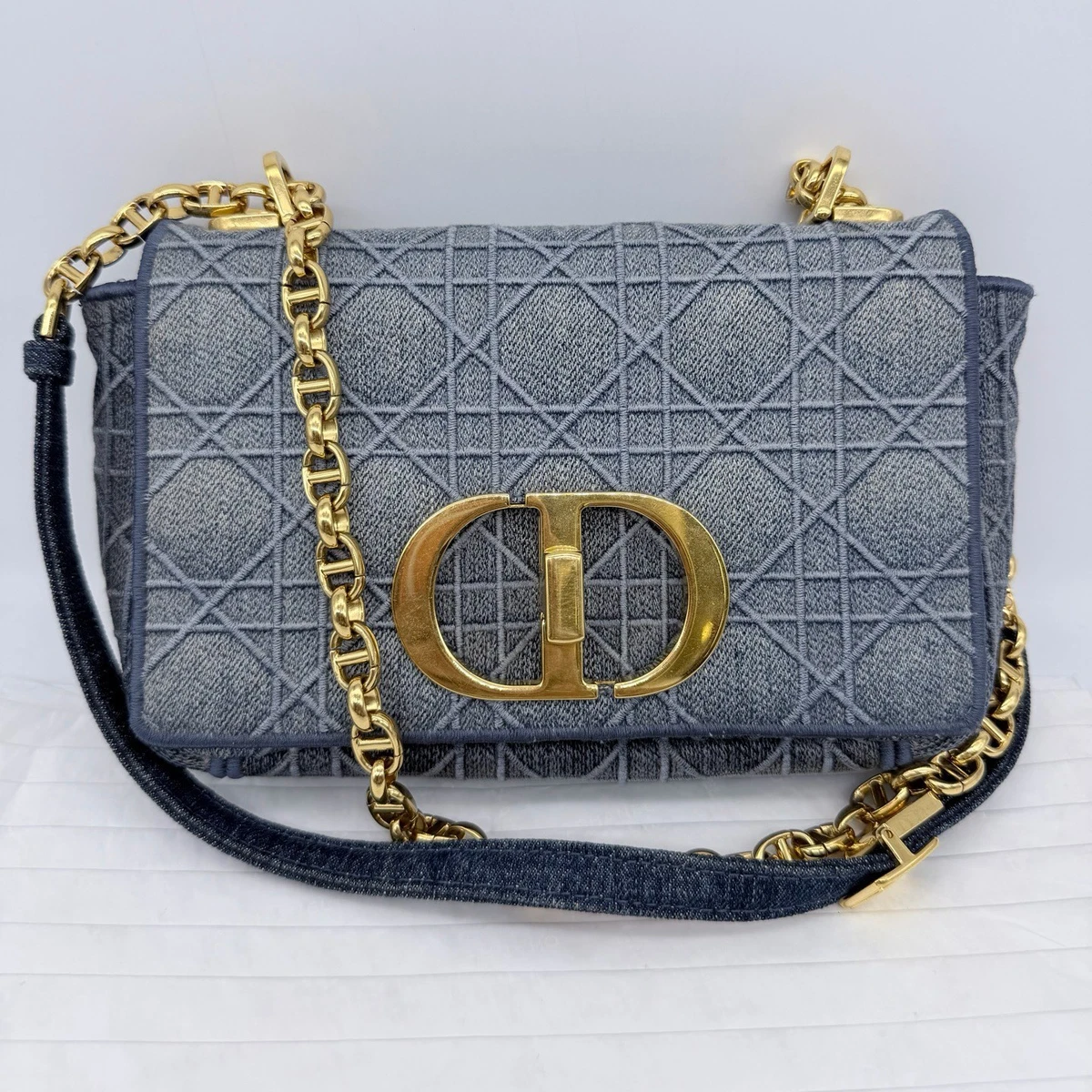 Dior Denim Exterior Shoulder Bags Bags & Handbags for Women for