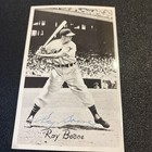 1950’s BASEBALL~SIGNED RAY BOONE GLOSSY RPPC CLEVELAND UN INSCRIBED POSTCARD — photo 3
