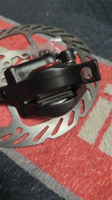 Pinza Freno idraulica ant/poster disco 160m pastiglie bici elettrica fat bike