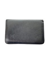 LOUIS VUITTON Pochette Carte Visite Epi Black Men's