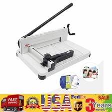 Manual Guillotine Paper Cutter 400 Sheets 40mm Safety Lock A4 B5