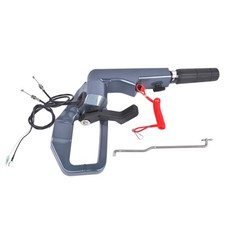 Steering Control Tiller Handle Assembly with Safety Rope Fit for Yamaha 2 Stroke