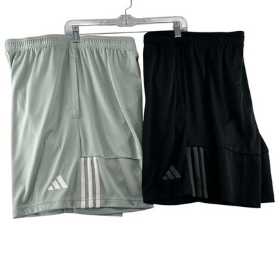 Adidas Sereno 3 Stripes AEROREADY Mens X-Large Black Green Athletic Training