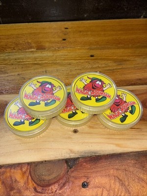 5 Vtg 1970's Magic Mountain Amusement Park California Round Playing Cards Nos