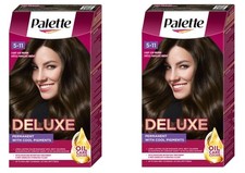 (PACK OF 2) PALETTE DELUXE 5-11 LIGHT ASH BROWN PERMANENT HAIR COLOR