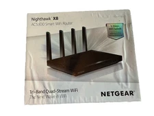 Netgear Nighthawk X8 AC5300 Tri-band Quad-Stream Smart Wi-Fi Router R8500-100NAS
