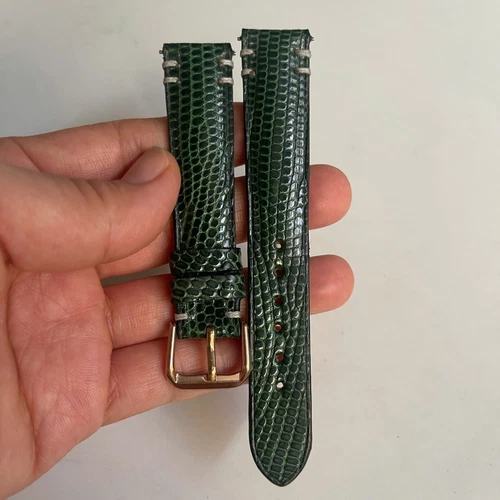 Genuine Real Lizard skin leather watch strap band 10...17 18 19 20 21 22 23 26mm