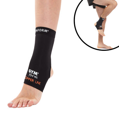 Bandage Kompression - Fußbandage Sprunggelenk Copper Line Fußgelenk Gymform 