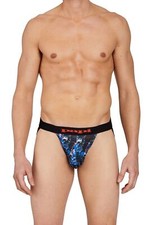 Papi Red Statue Print Microfiber Men's Jockstrap Size Small