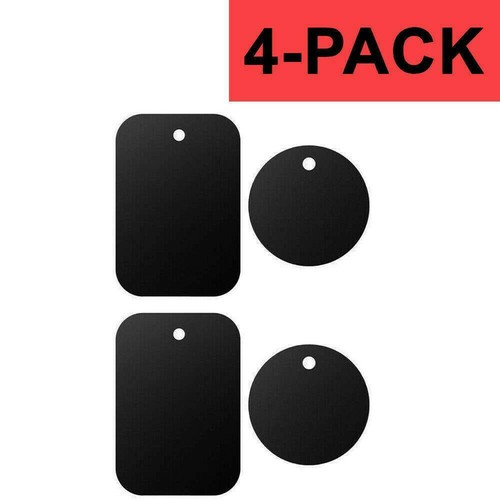 4x Metallplättchen für Magnet Handy Halterung Auto Metallplatte Selbstklebend` - 第 3/12 張圖片