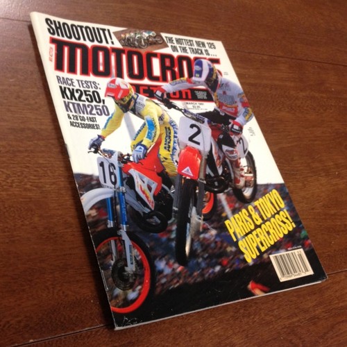 MOTOCROSS ACTION MÄRZ 1991 125cc SHOOTOUT KX250 KTM 250 TOKIO SUPERCROSS VMX - Bild 2 von 10