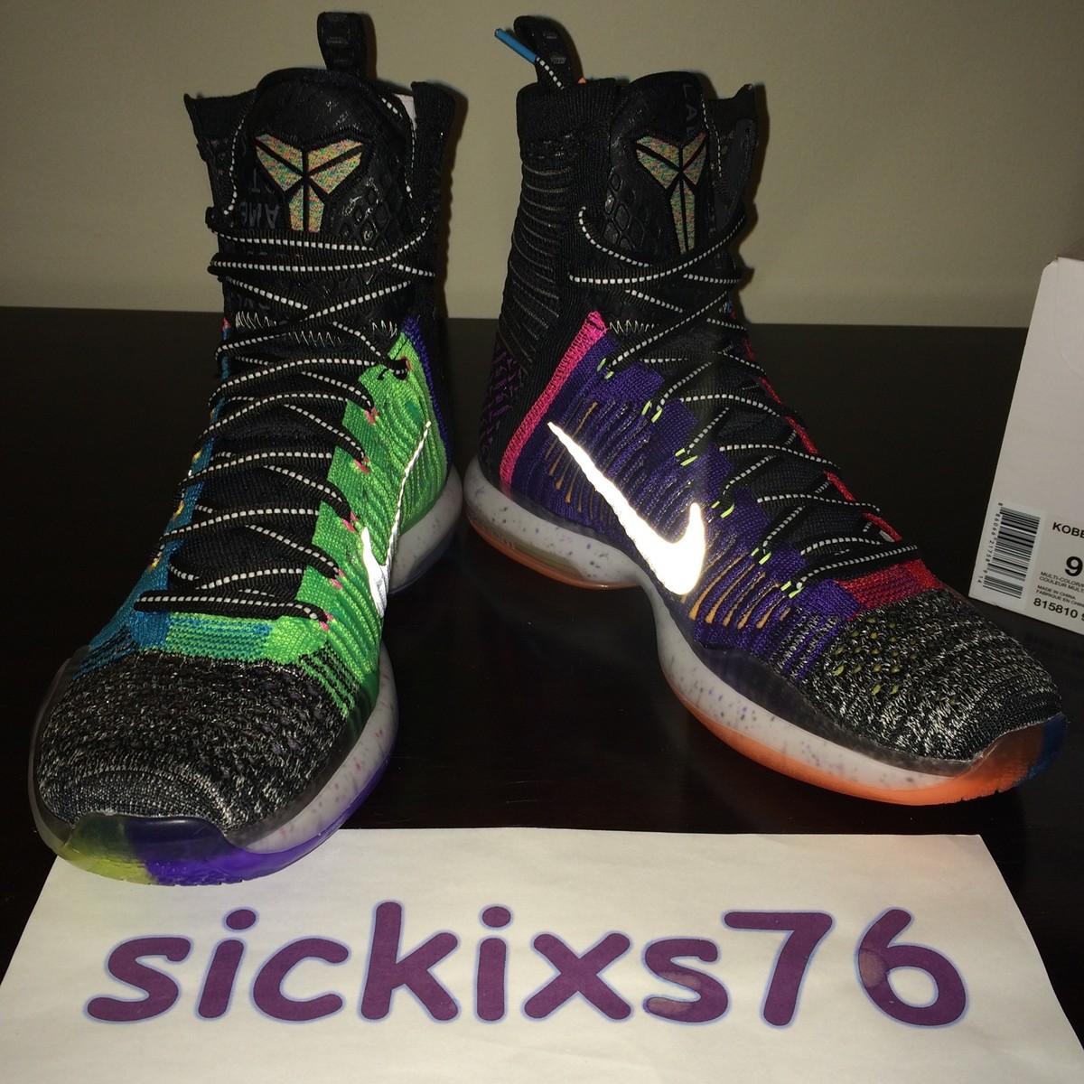 Nike Kobe X Elite SE 'What the' Men's Size 10.5-11/EUR 44.5-45