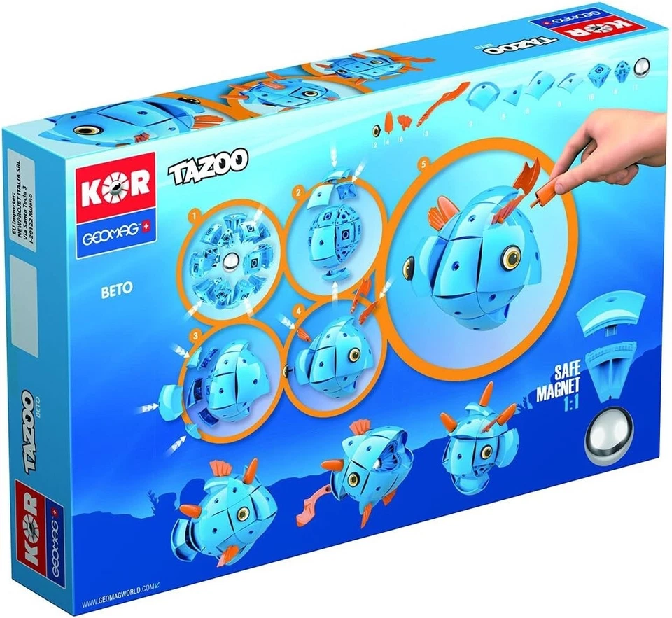 Geomag-KOR Tazoo Beto 建筑玩具,68 件 — 第 2/4 张图片