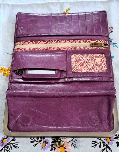 Soft Vintage Leather Clutch Wallet Purse HOBO INTERNATIONAL Top quality & design - Picture 23 of 23