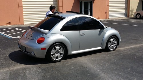 VW Beetle 98-11 Coupe Euro Trunk Spoiler with Light Made in USA NEW FRP Primer - Picture 4 of 12