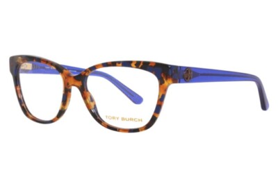 Tory Burch TY 2079 1683 Blue Flake Tortoise Plastic Square  display picture 1