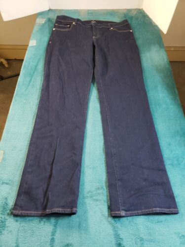 Express Jeans Sz 12 Womens Blue Stretch Pants Ladies Low Rise Editor Bootcut