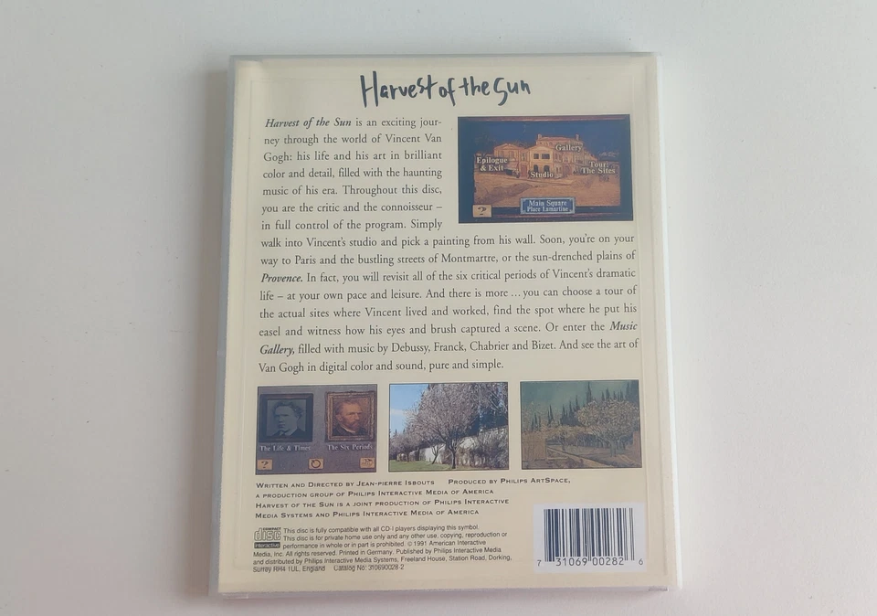 Harvest of The Sun Van Gogh Art Series Philips CDI Cd-i Interactive RegionFree - Image 3 of 3