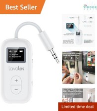 Bluetooth Transmitter Dual Device Support Low Latency Long Range 20H Battery