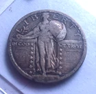 1918 D STANDING LIBERTY QUARTER NICE