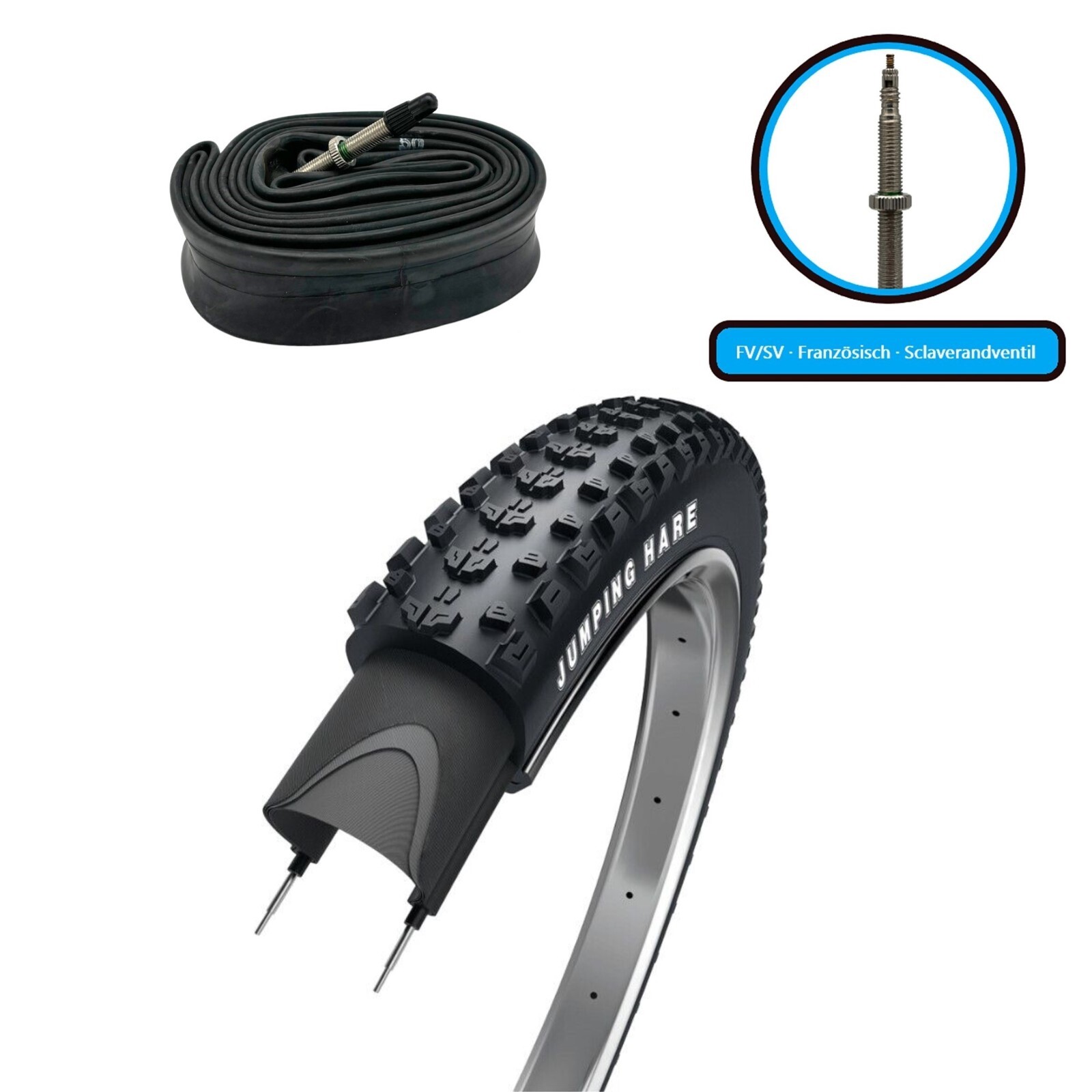 Fincci 700x25c Road Bike Tires With Inner Tubes - 120 TPI Foldable Racing Tires, Pack Of 2
