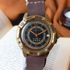 Soviet Vostok Men's Wristwatch Wostok Mechanical Men's Watch Military Style