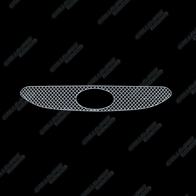 Inserto de rejilla de malla X de acero inoxidable para Hyundai Accent 2012-2016 Foto 2 de 3