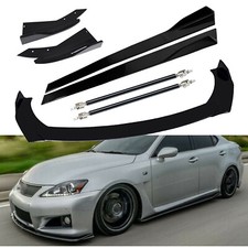 Front Bumper Lip Spoiler Splitter Glossy Black For Lexus Is250 Is350 Body Kit Front Bumper Lip Spoiler Splitter Glossy Black For Lexus Is250 Is350 Body Kit