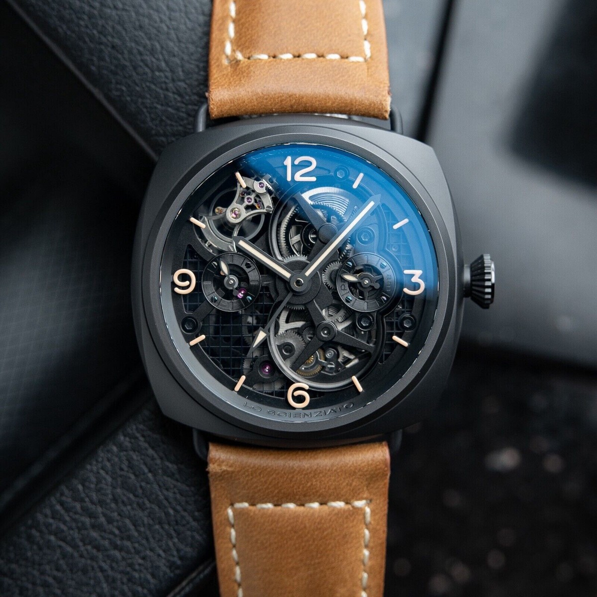 Panerai PAM00348 Lo Scienziato Radiomir Tourbillon GMT Ceramica