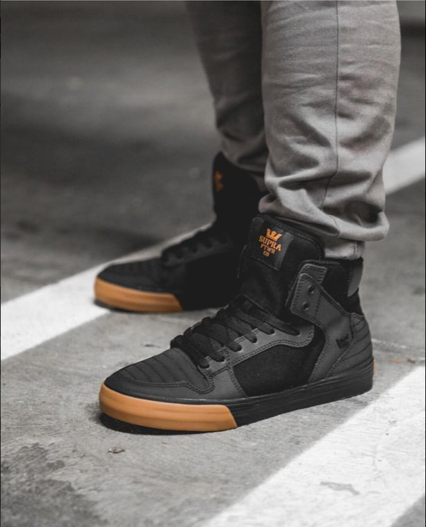 Supra Men's Supra Vaider X SHOE PALACE Black cowhide High Top | eBay