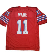 Andre Ware Houston Cougars Signed Custom Jersey Insc. 89 Heisman TRISTAR Auth