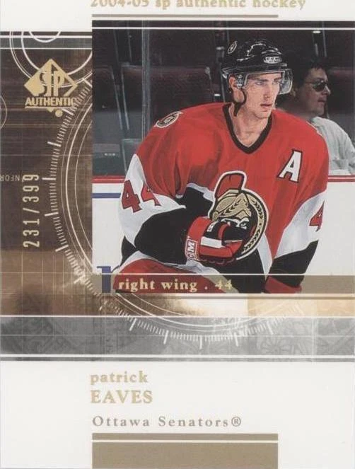 2004-05 SP Authentic - Patrick Eaves #RR50