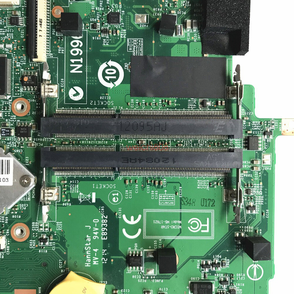 For MSI GT70 Laptop MOTHERBOARD PGA989 DDR3 MS17621 HM77 VER 1.0 Test