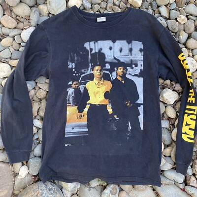 Vintage Boyz N The Hood Graphic Print Long Sleeve shirt Size